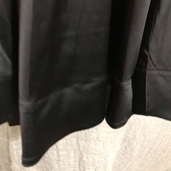 Torrid NWT Black Satin Skater Cocktail Dress Size 10 - Picture 6 of 15